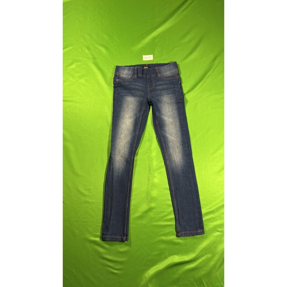 Lee Girls Slim Fit Pull-On Denim Jegging Jeans Dark Indigo Size 10